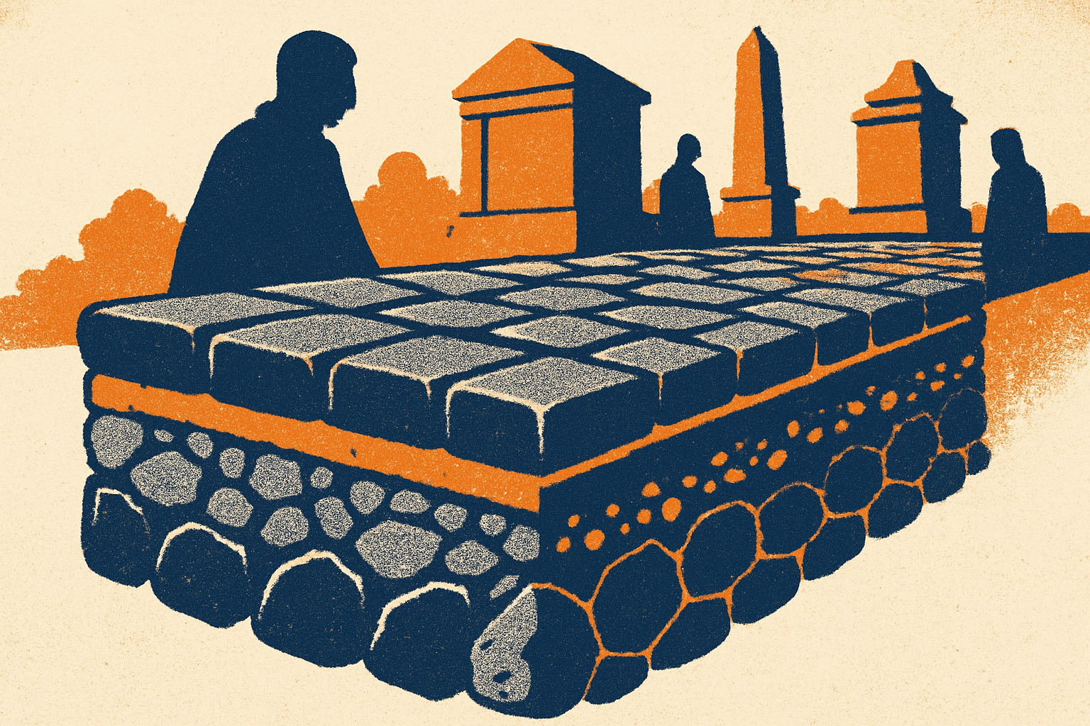 Why the Appian Way Matters — AI-generated illustration for Trip in Art