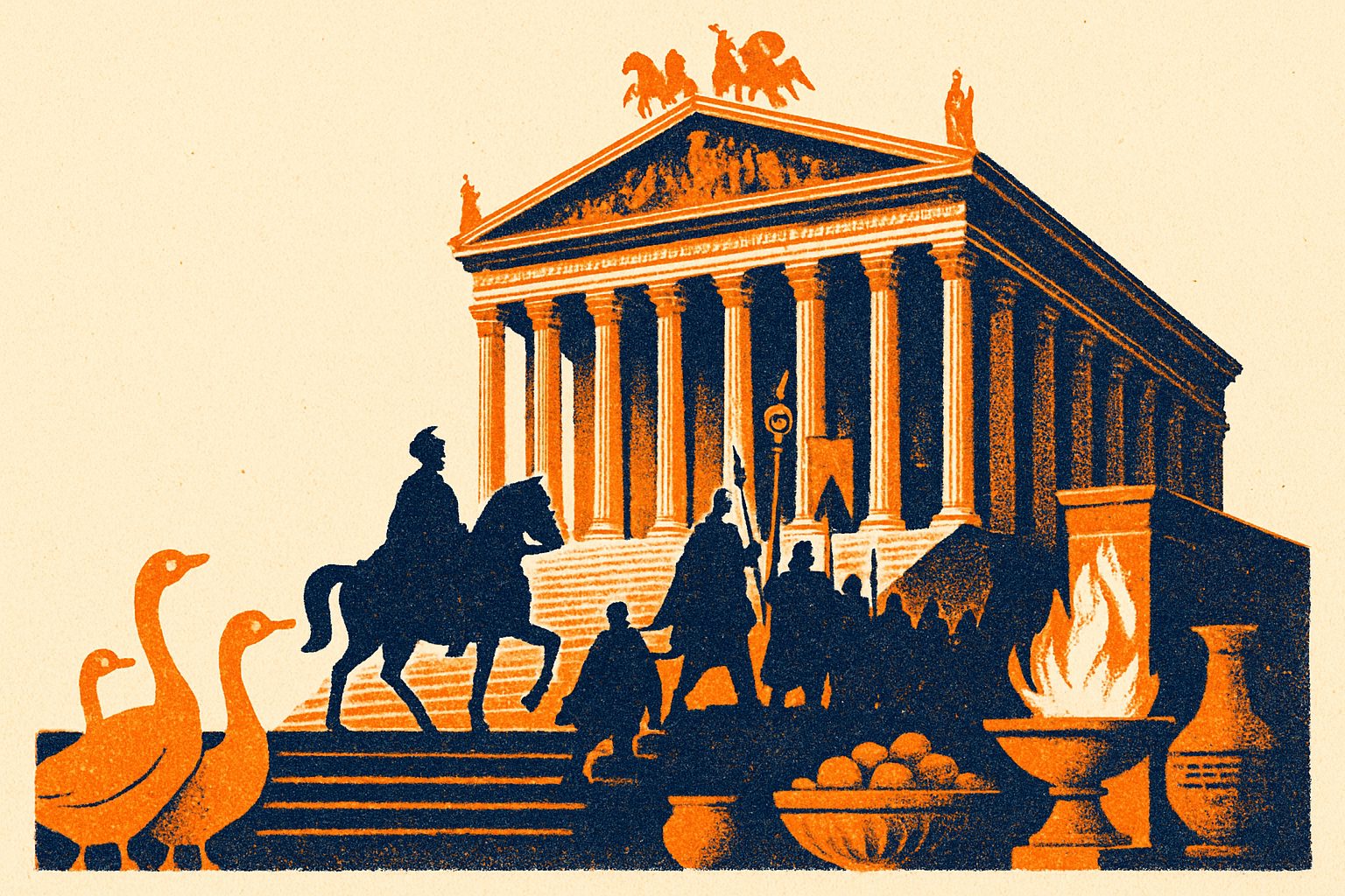 Why the Capitoline Hill Matters — AI-generated illustration for Trip in Art